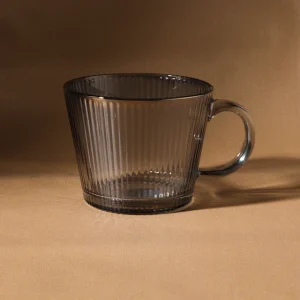 mug en verre River, 380ml, anthracite