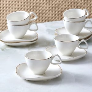 Set de café Middle Gold, 6 personnes, 200ml