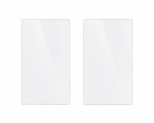 Plaque de recouvrement pour plaque de cuisson 52x30 cm - transparent