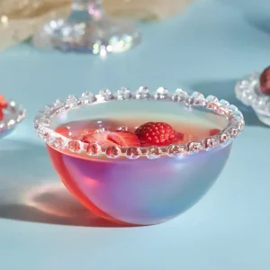 Bol à céréales/soupe en verre Rory, 13 cm, transparent